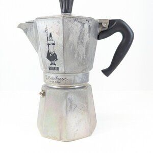 Bialetti Moka Express Single Cup Stovetop Aluminum Coffee Maker Made in Italy